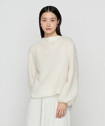 K.T KIYOKO TAKASE | アルパカ混ジャージー ボトルネックプルオーバー(Tシャツ/カットソー)