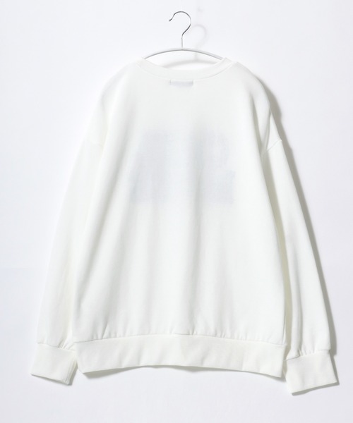 CECIL McBEE（セシルマクビー）の「CECIL McBEE（セシルマクビー）レオパード ロゴスウェットトレーナー レディース/豹柄（スウェット・レディース・ブラック/オフホワイト・M/L）」の3枚目の写真