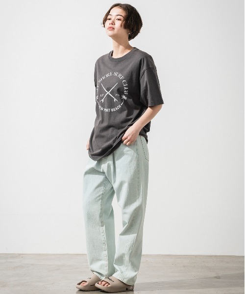 OFFSHORE(オフショア)の「VINTAGE TEE(Tシャツ/カットソー・メンズ・パープル/ブラック・XL/L/M/S)」の3枚目の写真