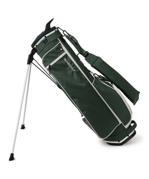 BEAMS GOLF（ビームスゴルフ）の「オリジナル スリムスタンド キャディバッグ 4（ゴルフグッズ・メンズ・ブラック/グリーン・ONE SIZE）」の14枚目の写真