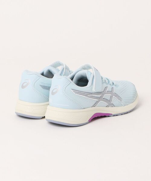 ASICS（アシックス）の「ASICS KIDS LAZERBEAM アシックス レーザービーム RJ-MG-G【軽量】スピードモデル キッズスニーカー 通学 運動会 1本ベルト 1154A215（スニーカー・キッズ・グレー系その他/ブラック×グレー・19.0cm/20.0cm/21.0cm/21.5cm/22.0cm/22.5cm/23.0cm/23.5cm/24.0cm/24.5cm）」の3枚目の写真