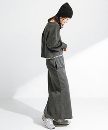 URBAN RESEARCH Sonny Label | 『WEB/一部店舗限定』ラメ裏毛スウェット&スカートセットアップ(ワンピース)