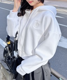 INGNI | ダンボールジップショートパーカー(パーカー)