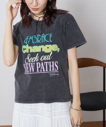 Auntie Rosa Holiday（アンティローザホリデー）の「ピグメントミックスロゴTEE（Tシャツ/カットソー）」