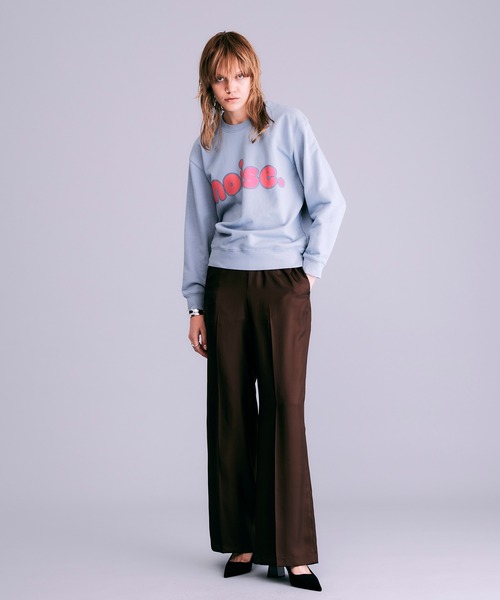 NOISE MAKER（ノイズメーカー）の「noiseロゴプリントスウェット（スウェット・レディース・ブラック/ブルー・S/M/L）」の9枚目の写真