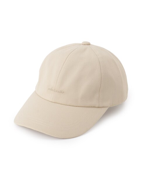 grove（グローブ）の「ロゴ刺繍キャップ（キャップ・レディース・チャコールグレー/グレー/ブラック/ライトベージュ・00）」の4枚目の写真