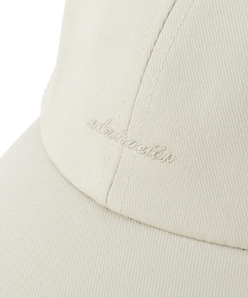 grove（グローブ）の「ロゴ刺繍キャップ（キャップ・レディース・チャコールグレー/グレー/ブラック/ライトベージュ・00）」の9枚目の写真