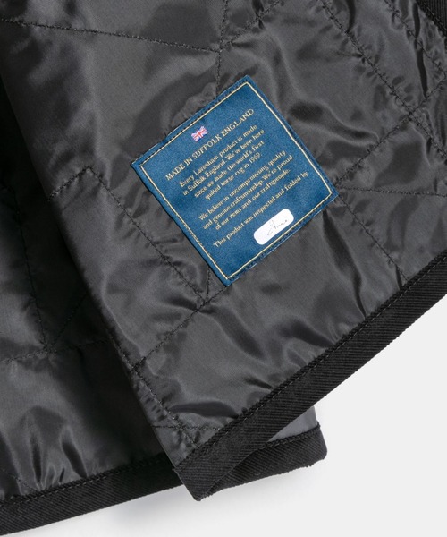 LAVENHAM(ラベンハム)の「Unwadded Cropped Raydon Gilet Womens / アンワディッド クロップド レイドン ジレ ウィメンズ(ベスト・レディース・ブラック/ブラウン系その他/ライトベージュ・8/10/6/12)」の18枚目の写真
