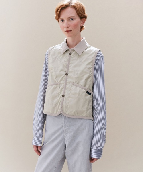 セール】Unwadded Cropped Raydon Gilet Womens / アンワディッド