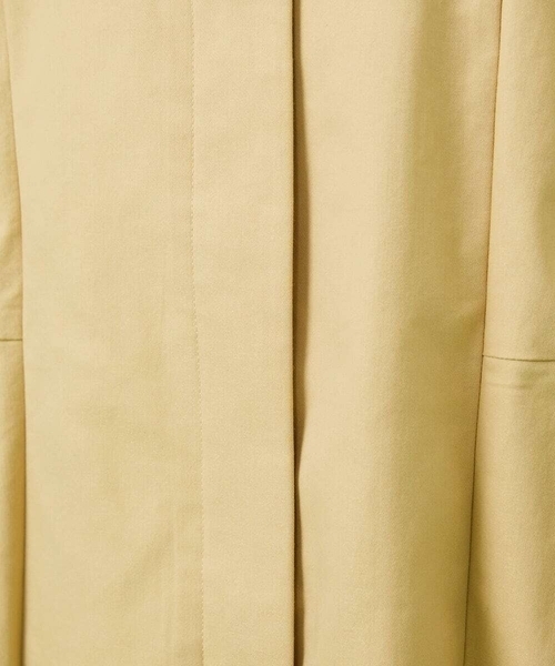 Jocomomola(ホコモモラ)の「裏地プリントノーカラーロングコート(ノーカラーコート・レディース・ブラック/ライラック/ベージュ・42/40)」の6枚目の写真