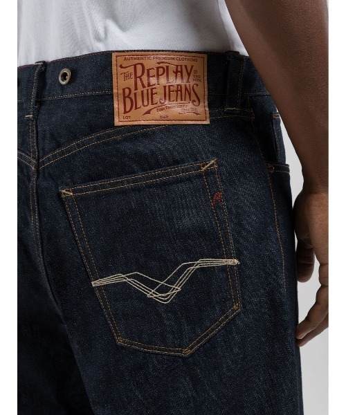 REPLAY(リプレイ)の「リラックスフィットBWAII オーセンテックリジットデニム(デニムパンツ・メンズ・ダークブルー・W28xL32/W30xL32/W32xL32/W34xL32/W36xL32/W29xL32/W31xL32/W33xL32)」の7枚目の写真