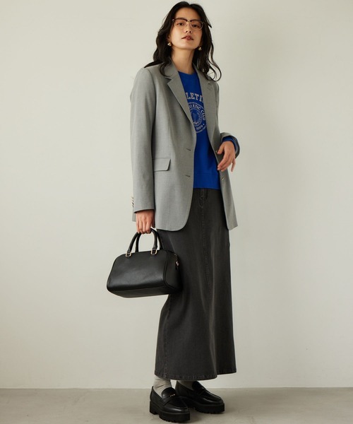 BARNYARDSTORM（バンヤードストーム）の「BARNYARDSTORM / ゴールドボタンジャケット（テーラードジャケット・レディース・ネイビー/グレー・S/M）」の10枚目の写真