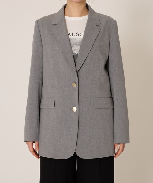 BARNYARDSTORM（バンヤードストーム）の「BARNYARDSTORM / ゴールドボタンジャケット（テーラードジャケット・レディース・ネイビー/グレー・S/M）」の15枚目の写真