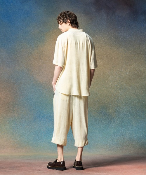 glamb(グラム)の「Glamour Crepe Cropped Pants / グラマークレープクロップドパンツ(その他パンツ・メンズ・ホワイト/ブラック/ブルー・S/M/L)」の6枚目の写真