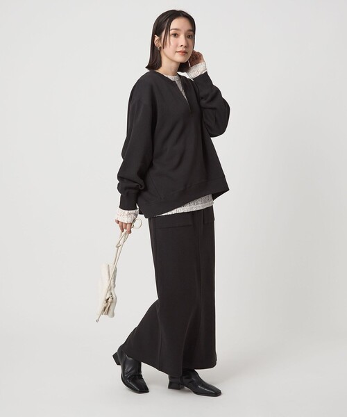 green label relaxing(グリーンレーベルリラクシング)の「【WEB限定】<at ease>レース プルオーバー カットソー(Tシャツ/カットソー・レディース・ホワイト/ブラック/グレー/ナチュラル/その他1/その他2・FREE)」の13枚目の写真