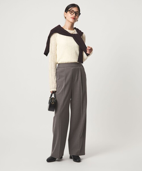 green label relaxing(グリーンレーベルリラクシング)の「【WEB限定】<at ease>レース プルオーバー カットソー(Tシャツ/カットソー・レディース・ホワイト/ブラック/グレー/ナチュラル/その他1/その他2・FREE)」の15枚目の写真