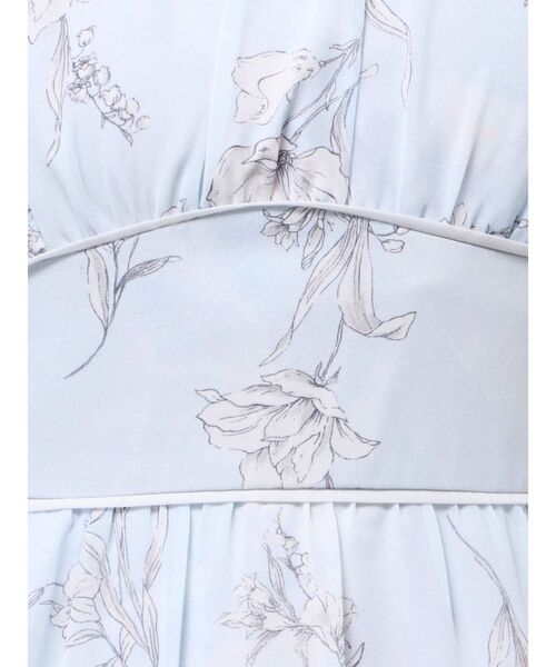 花柄バックレースアップワンピース（ワンピース）｜MERCURYDUO