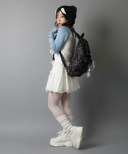 SPINNS(スピンズ)の「スクバにも使える!なつかし平成リュック/オリジナル(バックパック/リュック・レディース・ブラック/グレー系その他/ピンク系その他/レッド系その他/ブラック系その他・ONESIZE)」の19枚目の写真