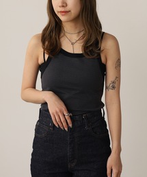MILLER | R.P.miller/ミラー Panel ribed camisole キャミソール(キャミソール)
