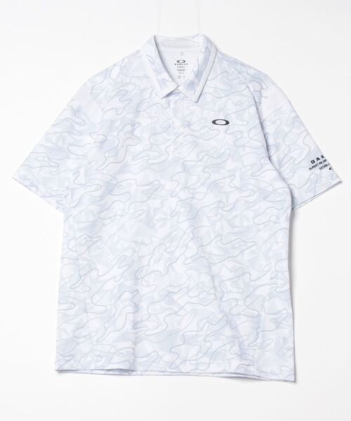 OAKLEY(オークリー)の「オークリー O-SYNC PACK IRRADIATION SHIRT(シャツ/ブラウス・メンズ・ブラック/ホワイト/ネイビー・M/L/LL/3L)」の1枚目の写真