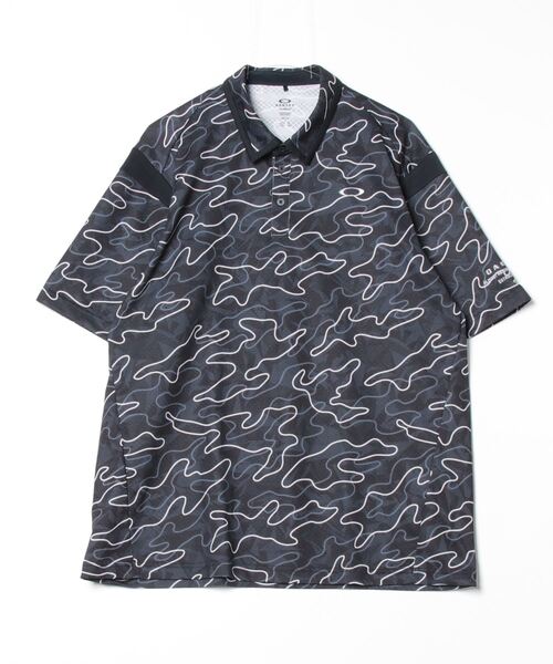 OAKLEY(オークリー)の「オークリー O-SYNC PACK IRRADIATION SHIRT(シャツ/ブラウス・メンズ・ブラック/ホワイト/ネイビー・M/L/LL/3L)」の2枚目の写真