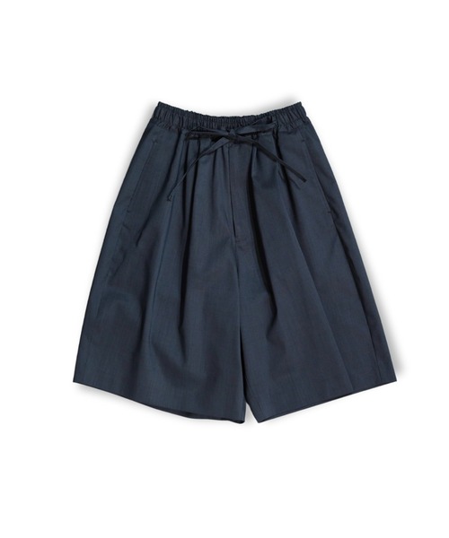 my beautiful landlet(マイビューティフルランドレット)の「【my beautiful landlet】 COHORUS RAMIE × SOLOTEX BACK WARP WIDE SHORT PANTS(その他パンツ・メンズ・チャコールグレー/ブラウン/ブラック・1/0)」の13枚目の写真