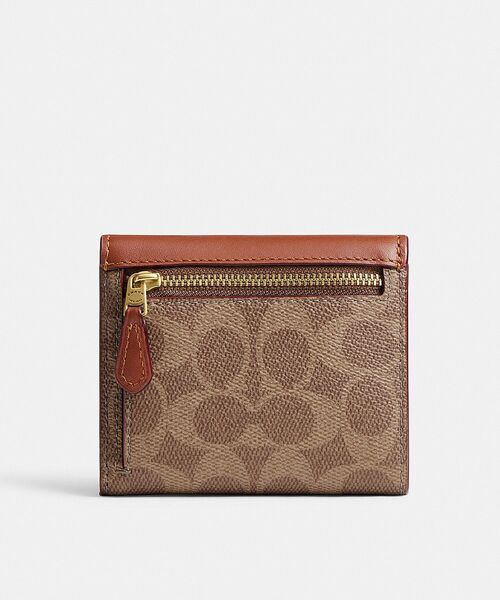 ミラ スモール フラップ ウォレット・シグネチャー キャンバス COACH｜【公式】ミラ スモール フラップ ウォレット