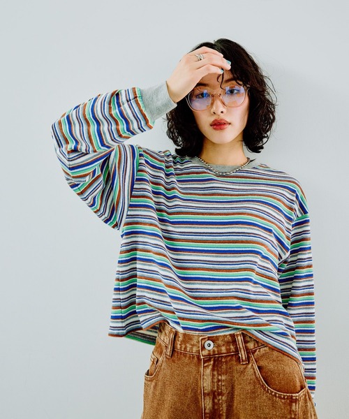 レプシム⭐︎みたわら　刺繍ボーダーT 完売品 LEPSIM みわたら企画 刺繍ボーダーT｜Yahoo!フリマ（旧