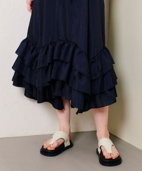 allureville（アルアバイル）の「【Waa.Studios(ワースタジオ)】 KEO SANDALS（サンダル・レディース・アイボリー/ブラック・36/37/38）」の2枚目の写真