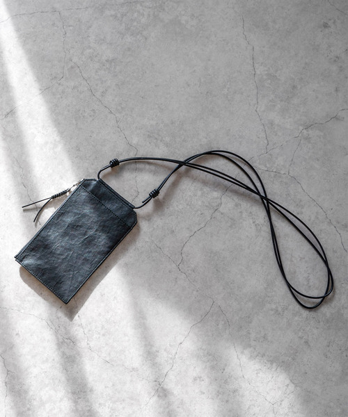 SENTI センティ / Dyneema(R) Leather TRAVEL SHOULDER BAG 超軽量
