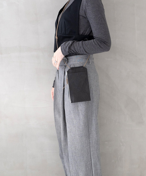 SENTI センティ / Dyneema(R) Leather TRAVEL SHOULDER BAG 超軽量