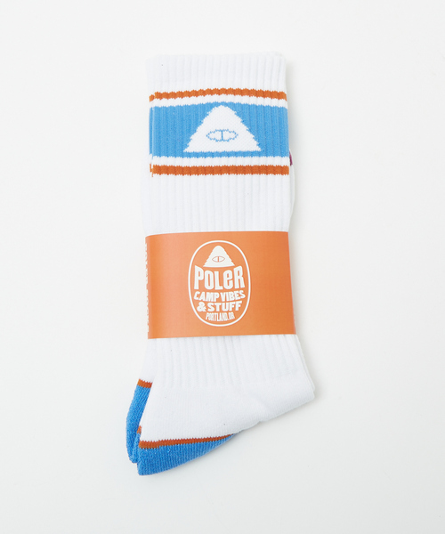 POLeR(ポーラー)の「【POLeR / ポーラー】ロゴ スケートソックス(ソックス/靴下・メンズ・ブラック/ホワイト系その他/ホワイト系その他2/ホワイト系その他3/ブラック系その他/その他1・フリー)」の18枚目の写真