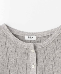 SEA HENRY NECK L/S TEE STONE ヘンリーネック SEA HENRY NECK L/S TEE STONE ヘンリーネック ヘンリーネックL