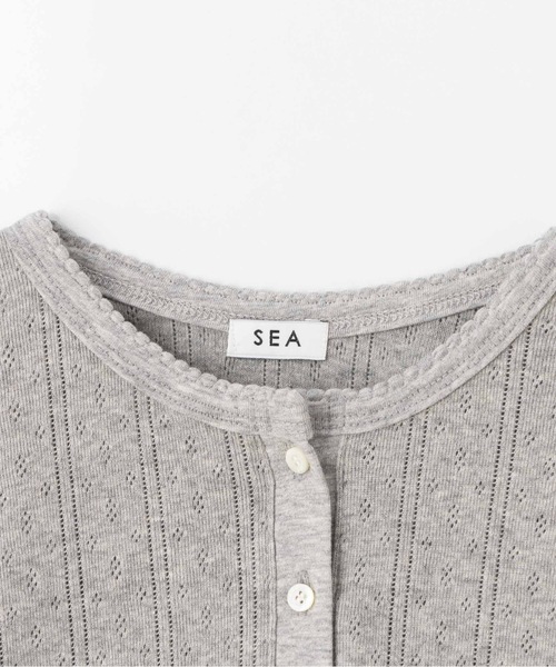 SEA（シー）の「ヘンリーネック L/S TEE（Tシャツ/カットソー）」 - WEAR
