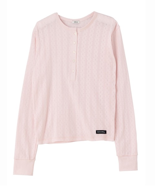 SEA（シー）の「ヘンリーネック L/S TEE（Tシャツ/カットソー）」 - WEAR