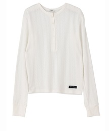 SEA（シー）の「ヘンリーネック L/S TEE（Tシャツ/カットソー）」 - WEAR
