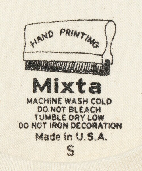 MIXTA（ミクスタ）の「【別注】＜MIXTA＞SHARE LOVE Tシャツ（Tシャツ/カットソー・レディース・ブラック/ナチュラル・S）」の20枚目の写真