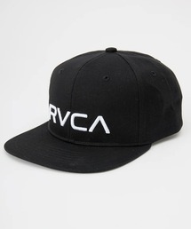RVCA（ルーカ）の「RVCA メンズ RVCA TWILL SNAPBACKキャップ 【2025年春夏モデル】/ルーカロゴ刺繍スナップバックキャップ（帽子）（キャップ）」