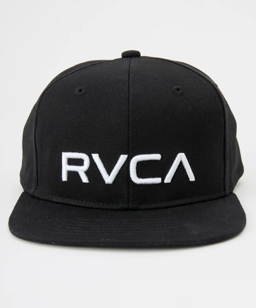 RVCA(ルーカ)の「RVCA メンズ RVCA TWILL SNAPBACKキャップ 【2025年春夏モデル】/ルーカロゴ刺繍スナップバックキャップ(帽子)(キャップ・メンズ・ブラック系その他/ブラック/ブラウン系その他/ナチュラル・FREE)」の5枚目の写真