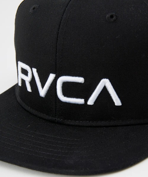 RVCA(ルーカ)の「RVCA メンズ RVCA TWILL SNAPBACKキャップ 【2025年春夏モデル】/ルーカロゴ刺繍スナップバックキャップ(帽子)(キャップ・メンズ・ブラック系その他/ブラック/ブラウン系その他/ナチュラル・FREE)」の9枚目の写真