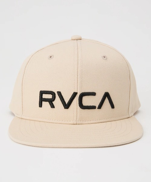 RVCA(ルーカ)の「RVCA メンズ RVCA TWILL SNAPBACKキャップ 【2025年春夏モデル】/ルーカロゴ刺繍スナップバックキャップ(帽子)(キャップ・メンズ・ブラック系その他/ブラック/ブラウン系その他/ナチュラル・FREE)」の21枚目の写真