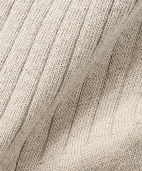 THE SOX（ザ ソックス）の「【THE SOX / ザ・ソックス】メランジリブ ソックス（ソックス/靴下・メンズ・ブラック/ホワイト/グリーン/レッド/ベージュ・FREE）」の8枚目の写真