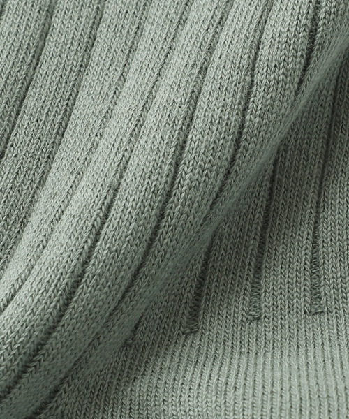 THE SOX（ザ ソックス）の「【THE SOX / ザ・ソックス】メランジリブ ソックス（ソックス/靴下・メンズ・ブラック/ホワイト/グリーン/レッド/ベージュ・FREE）」の7枚目の写真