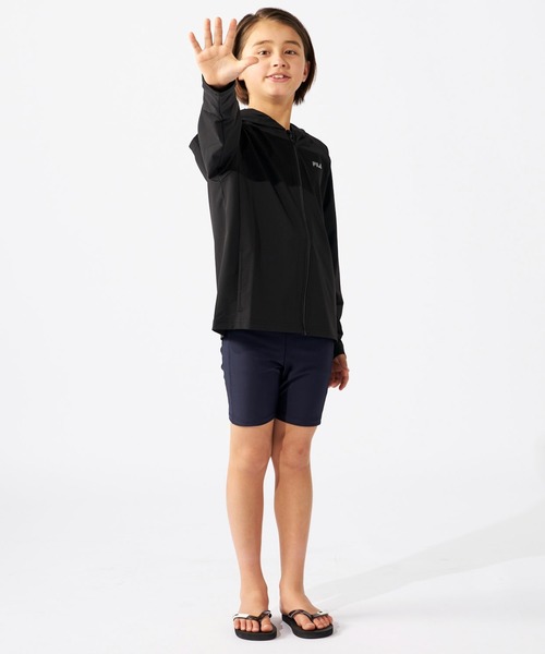 FILA（フィラ）の「撥水ストレッチパーカー（パーカー・キッズ・ブラック/ラベンダー/ネイビー・130/140/150/160/170）」の5枚目の写真