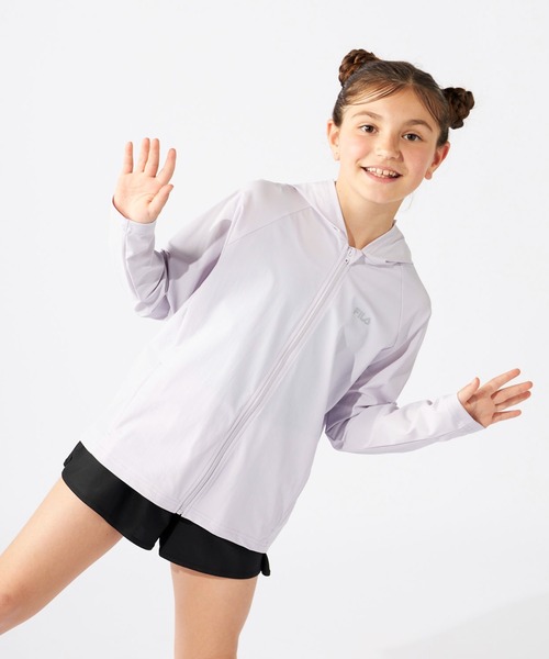 FILA（フィラ）の「撥水ストレッチパーカー（パーカー・キッズ・ブラック/ラベンダー/ネイビー・130/140/150/160/170）」の14枚目の写真