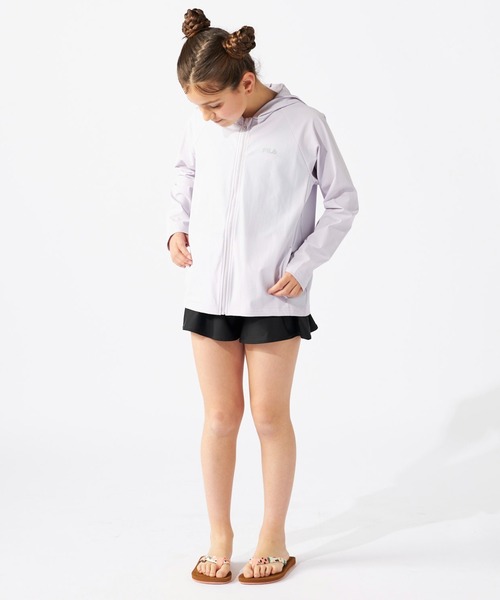 FILA（フィラ）の「撥水ストレッチパーカー（パーカー・キッズ・ブラック/ラベンダー/ネイビー・130/140/150/160/170）」の16枚目の写真