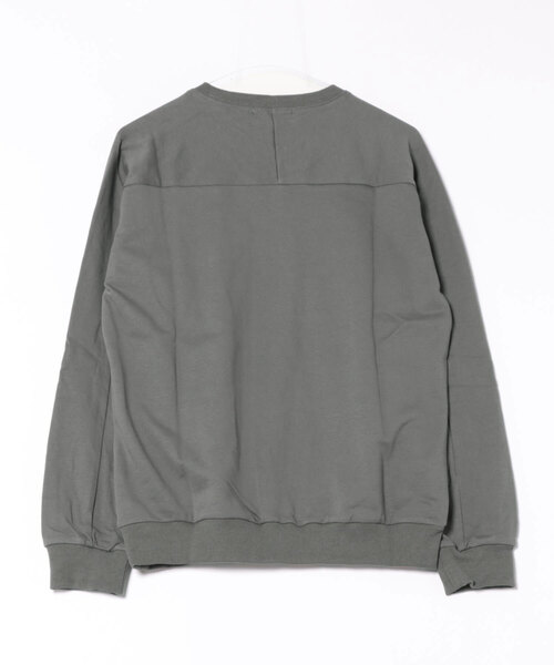 CERCA（チェルカ）の「【NOWLE】無地 シンプル クルーネック トレーナー/スウェット（スウェット・メンズ・チャコールグレー/アッシュグレー/ホワイト・MEDIUM/LARGE/X-LARGE）」の12枚目の写真