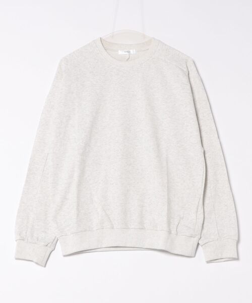 CERCA（チェルカ）の「【NOWLE】無地 シンプル クルーネック トレーナー/スウェット（スウェット・メンズ・チャコールグレー/アッシュグレー/ホワイト・MEDIUM/LARGE/X-LARGE）」の10枚目の写真