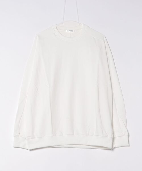 CERCA（チェルカ）の「【NOWLE】無地 シンプル クルーネック トレーナー/スウェット（スウェット・メンズ・チャコールグレー/アッシュグレー/ホワイト・MEDIUM/LARGE/X-LARGE）」の11枚目の写真