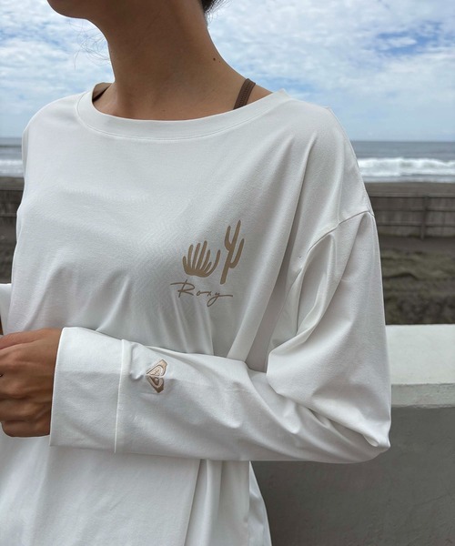 ROXY（ロキシー）の「PICNIC GINGHAM /ロキシー長袖ラッシュガード・サーフTシャツ・ウエストゴムボードショーツ・ブラトップ4点セット(水着)（水着・レディース・グリーン/ターコイズブルー/ブラック・SMALL/MEDIUM/LARGE）」の22枚目の写真